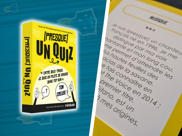 [Test] Presque un Quiz, la bonne réponse... ou presque !